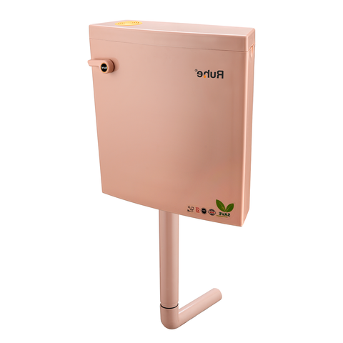 Trueliving_Wall Flushing (Pink) Hung Cistern 8.5 Ltr.