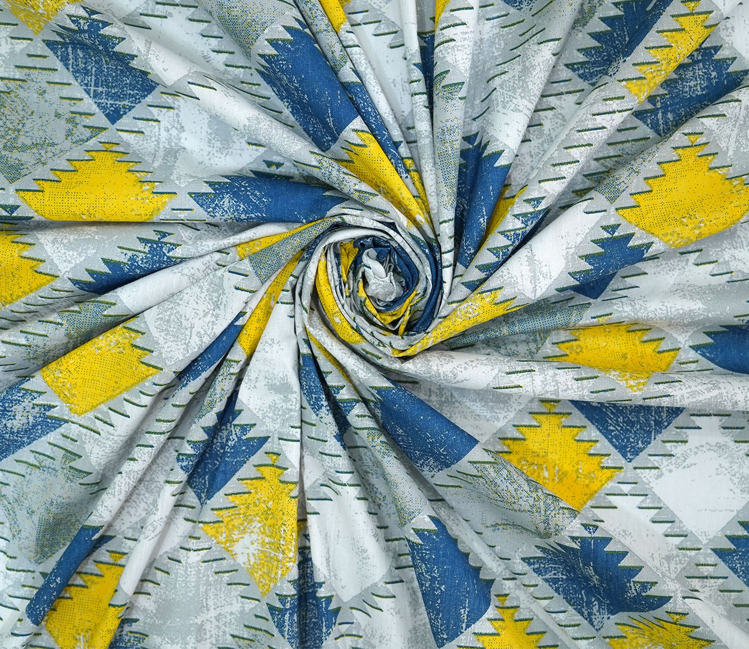 Jasper Celebration Queen Size Bedsheet (Blue)