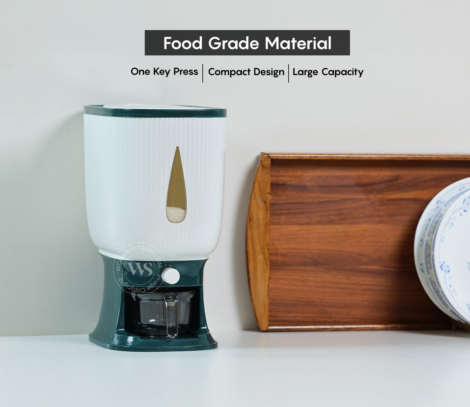 Barny Dual Tone Single Compartment Grain Dispenser