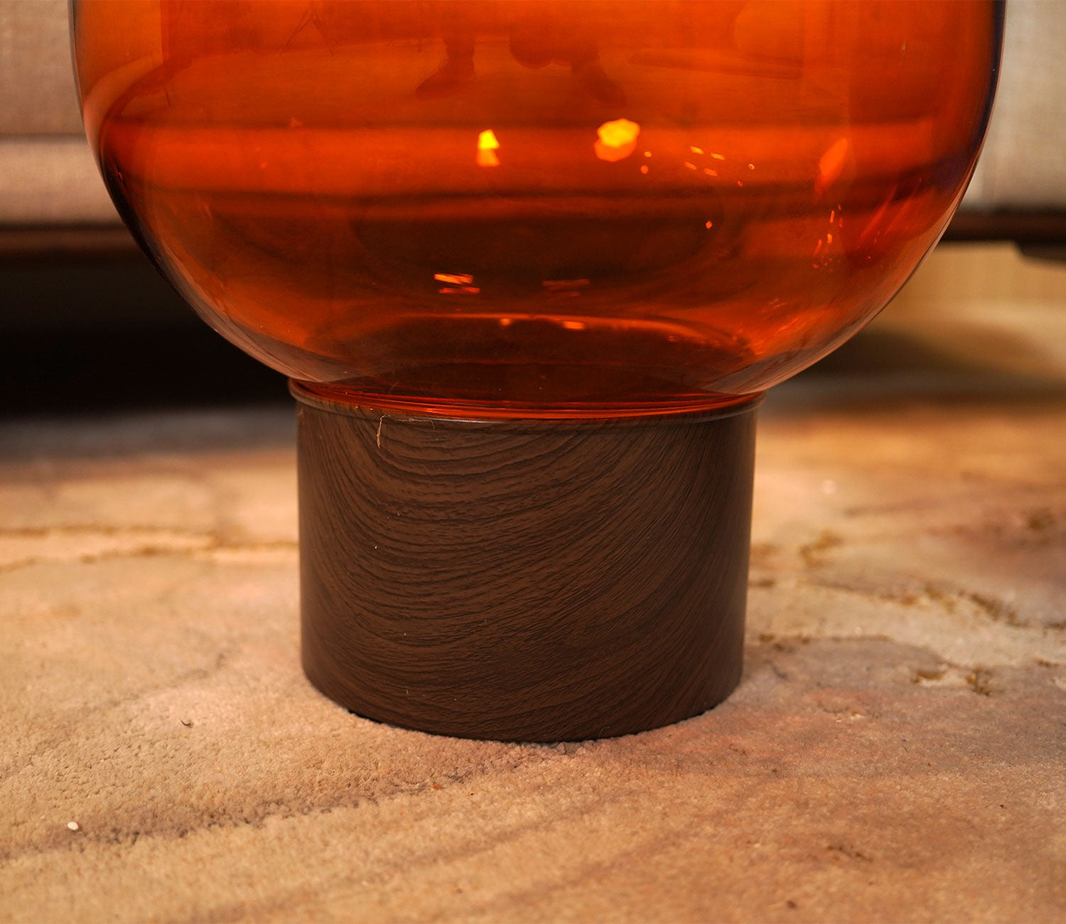 Enrique Round Glass Coffee and Centre Table- Set Of 2