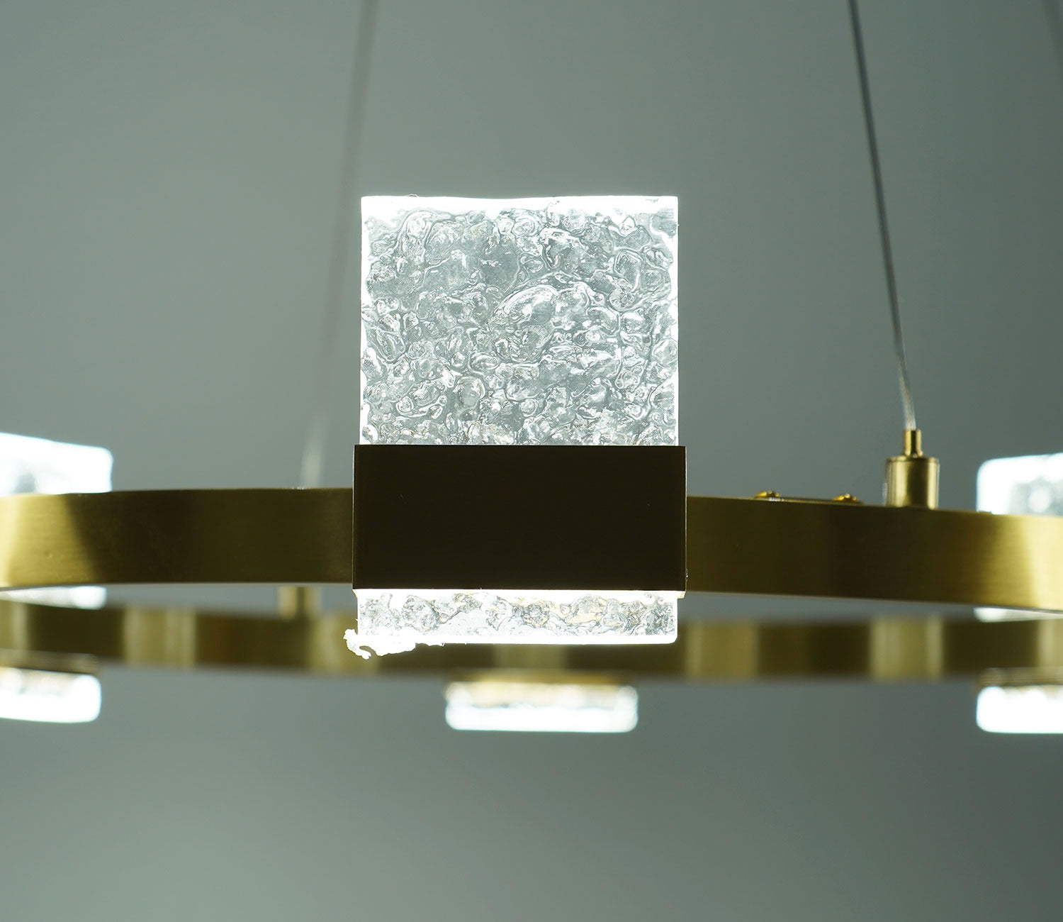 Swirl of Crystals Chandelier