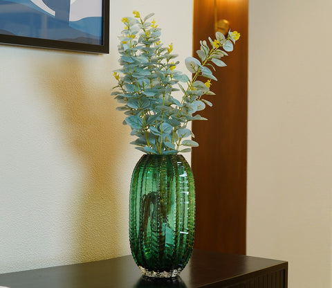 Verdant Glass Vase (Green, L)