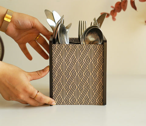 Fiona Wooden Cutlery Holder