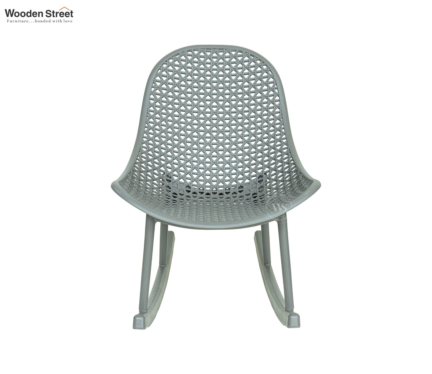 Blossie Designer Outdoor Reclining Chair – Durable & PP (Grey)