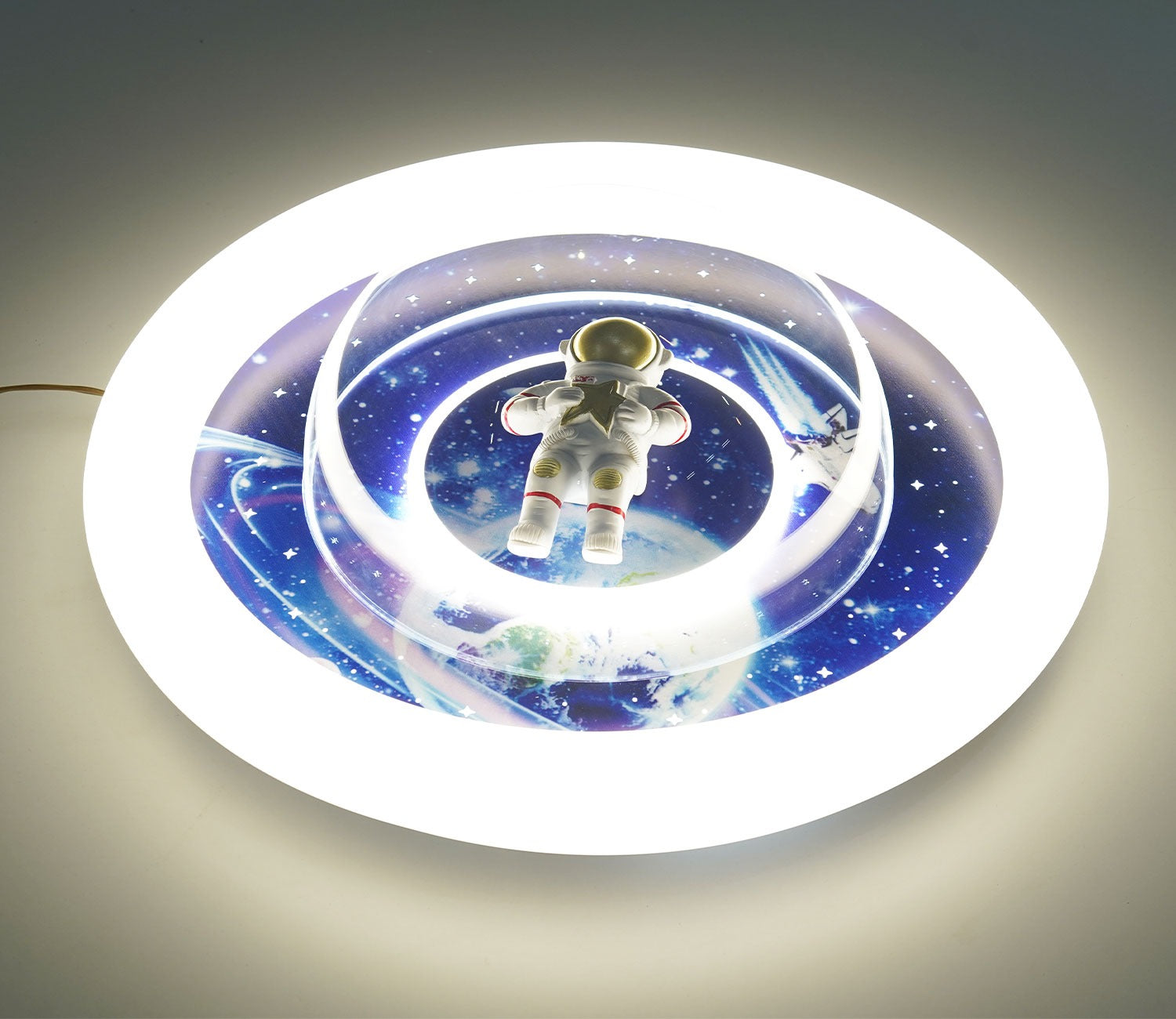 Crystal Starlight Blue Ceiling Light