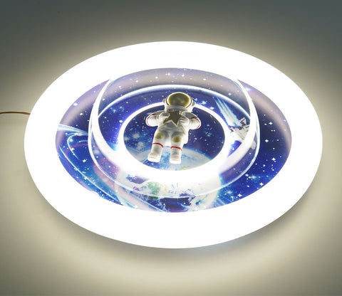 Crystal Starlight Blue Ceiling Light