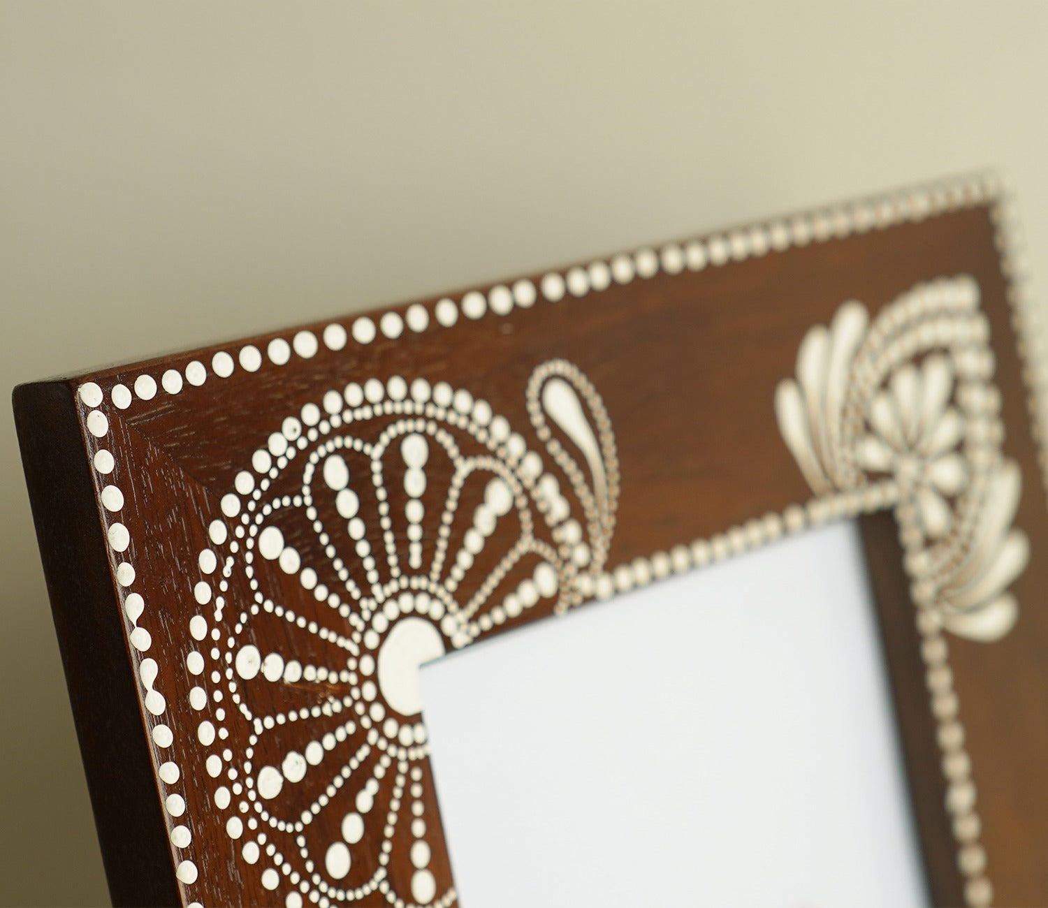 Medhini Hand Painted Solid Wood Photo Frame