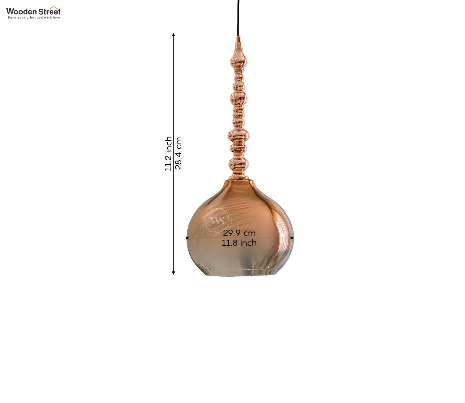 Barlette Pendate Light (Copper)