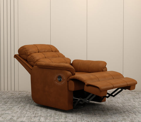 Valencia Motorized Recliner Sofa (Clay Brown)