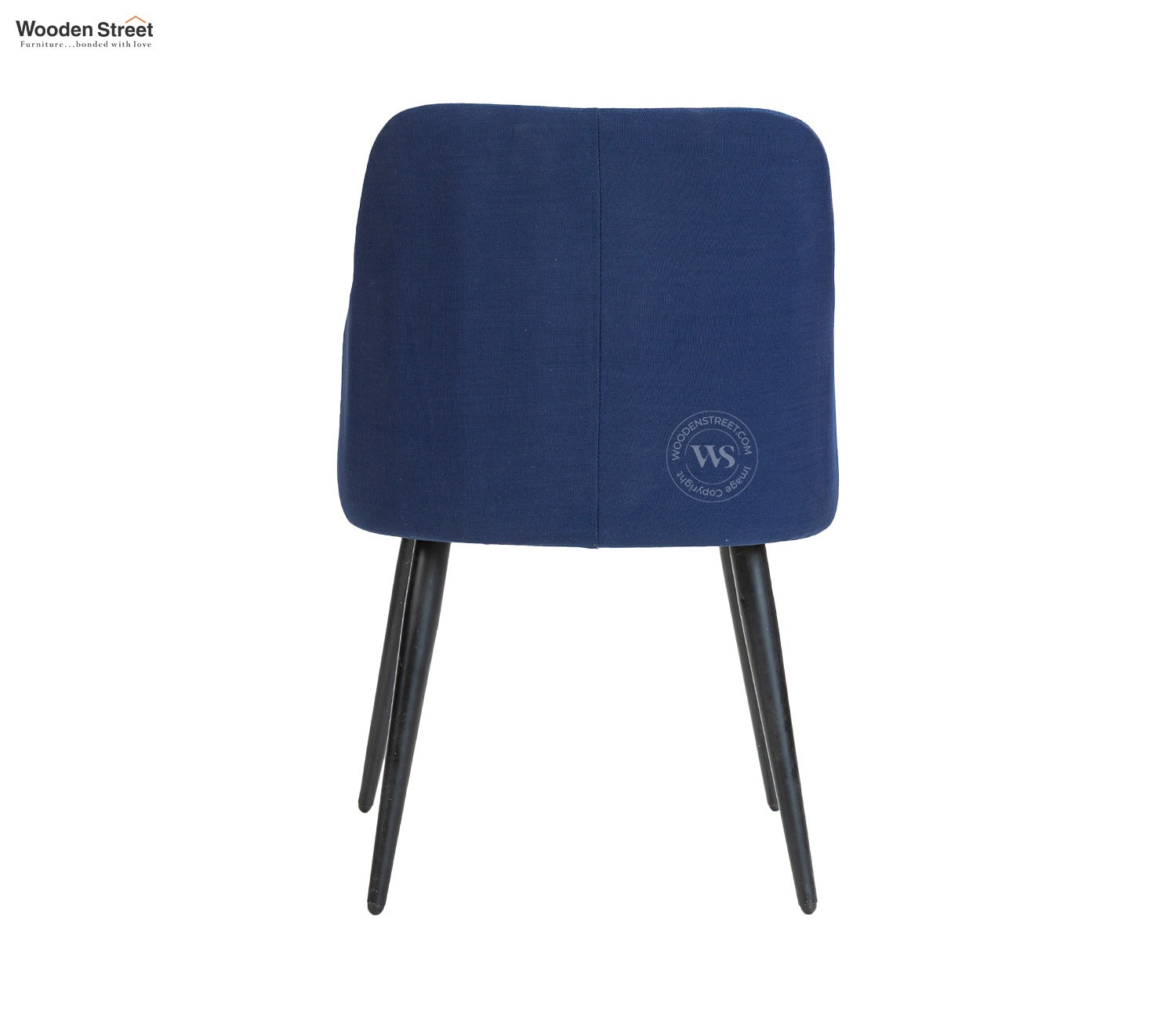 Aureya Upholstered Arm Chair (Indigo Blue)