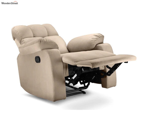 Valios Manual Recliner Sofa (Beige)