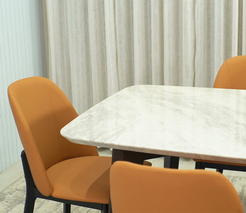 Caserta Fabric Dining Chair (Ginger Bread)