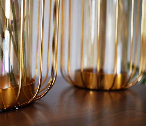 Lush Dome Vase (L, Gold)