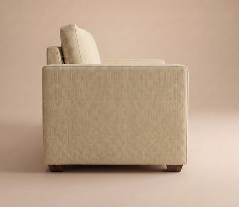 Albus 2 Seater Fabric Sofa (Cotton, Irish Cream)