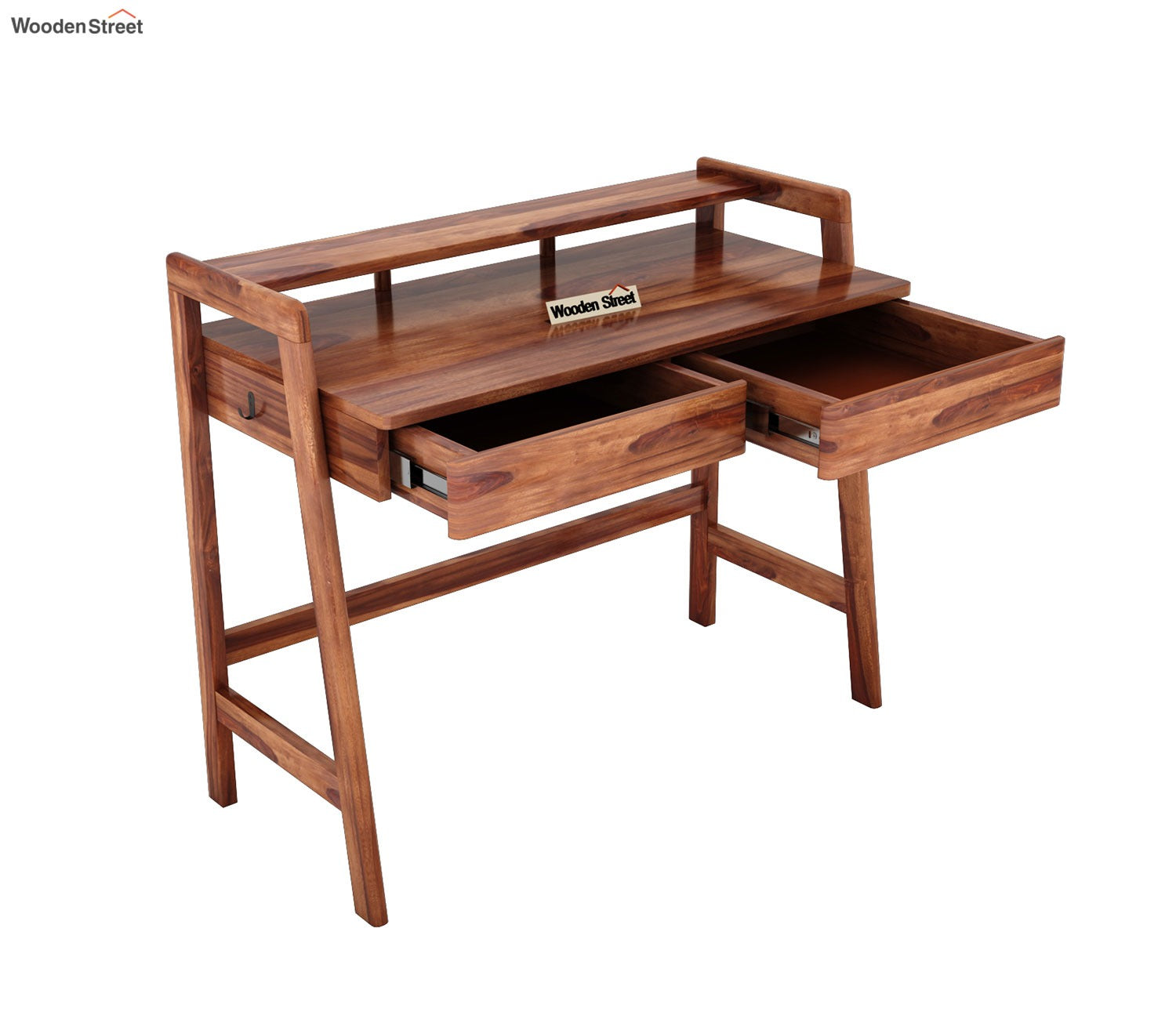 Aurelia Sheesham Wood Study Table (Honey Finish)