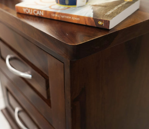 Madison Bedside Table (Walnut Finish)