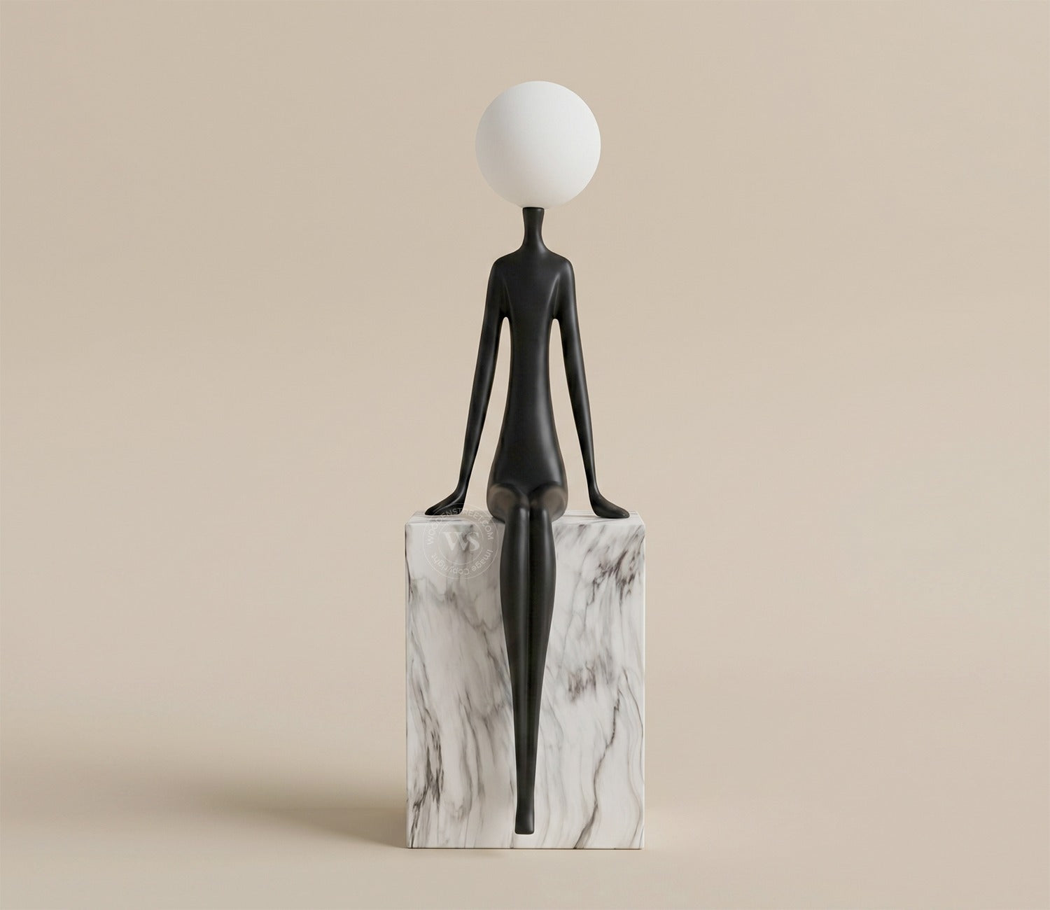 Athens Male Table Lamp