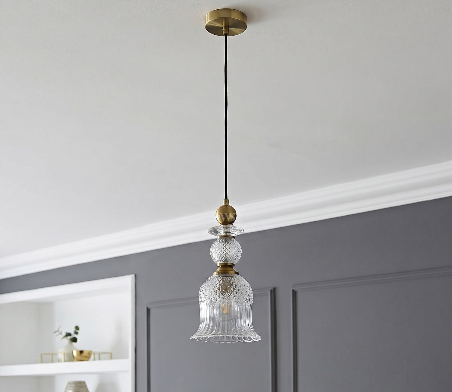 Tulip Pendant Hanging Light (White)