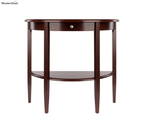 Premium Indian Rosewood Wooden Console Table (Brown)