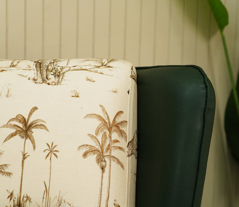 Carolina Lounge Chair (Cream Forest)