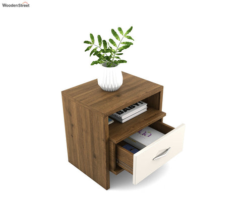 Classic Oak Engineered Wood Bedside Table