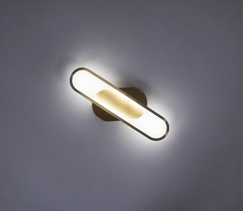 Covin Brass Coated Metal Wall Light