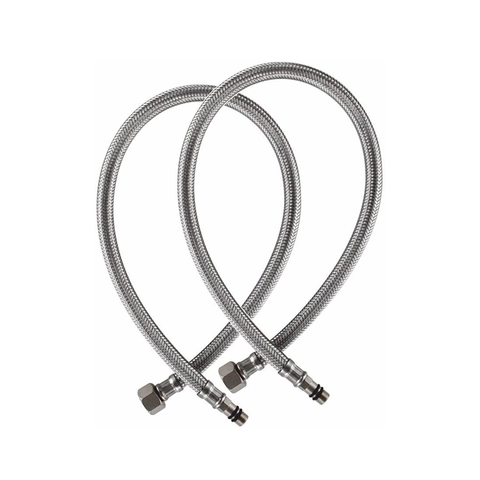 Trueliving Faucet Connector Mixer Connection Pipe (18 Inches) (Pack of 2)