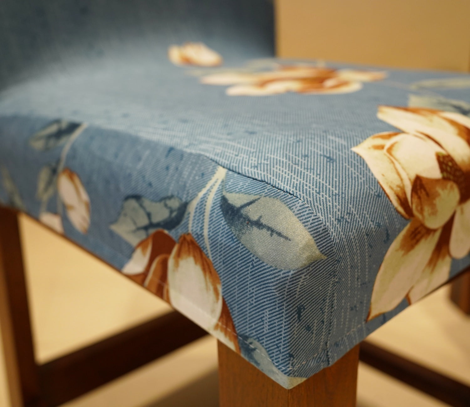 Adina Floral Printed Polyester Spandex 1 Piece Chair Cover