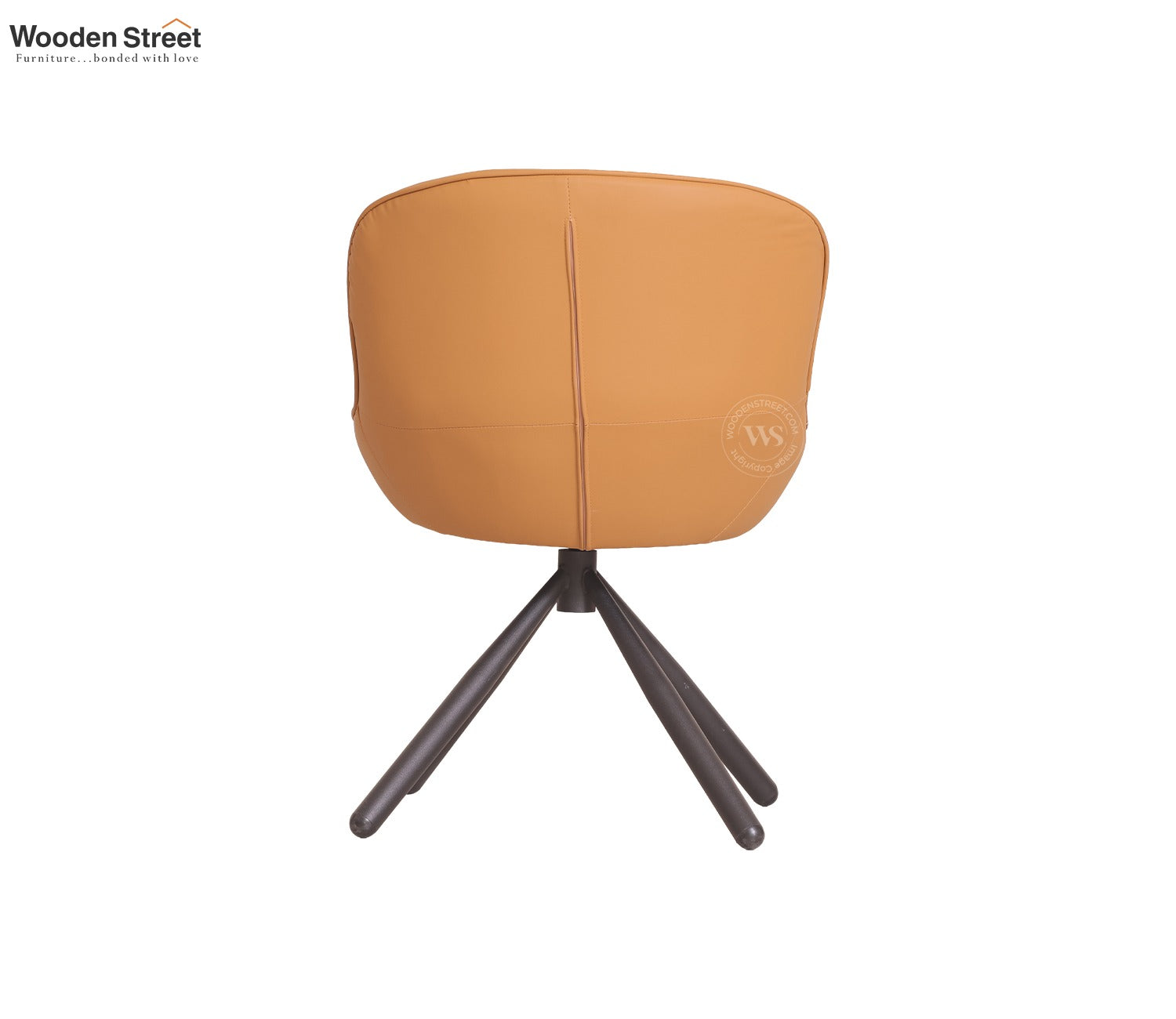 Daigo Modern Swivel Accent Chair (Orange)