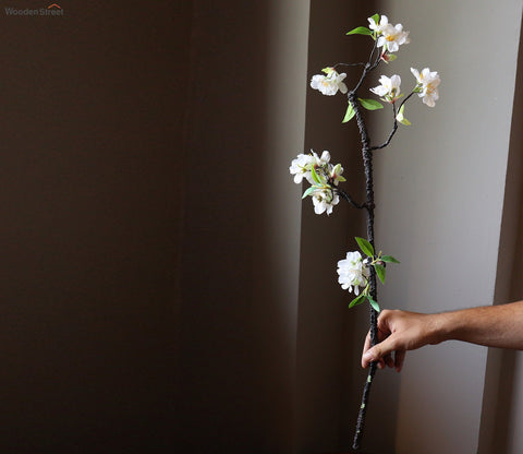 Cherry Blossoms White Artificial Flowers