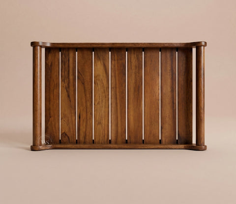 Cruiser Mango Wood Handcrafted Rectangular Serving Tray (Set of 2)
