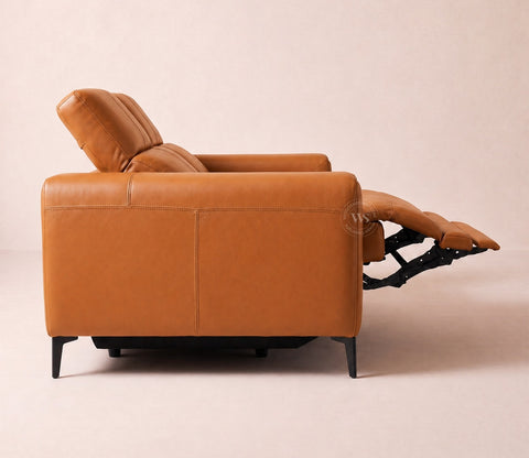 Blacksburg Luxe Electric Recliner 2 Seater Sofa (Urban Tan)
