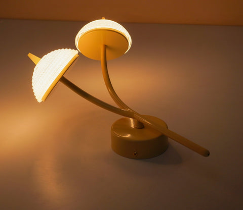 Nadia Dual Shade Metal Wall Light