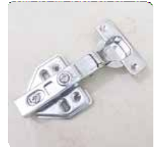 Trueliving_CLIP ON Silver HINGES 2D  (SOFT CLOSE) ECO*0 crank
