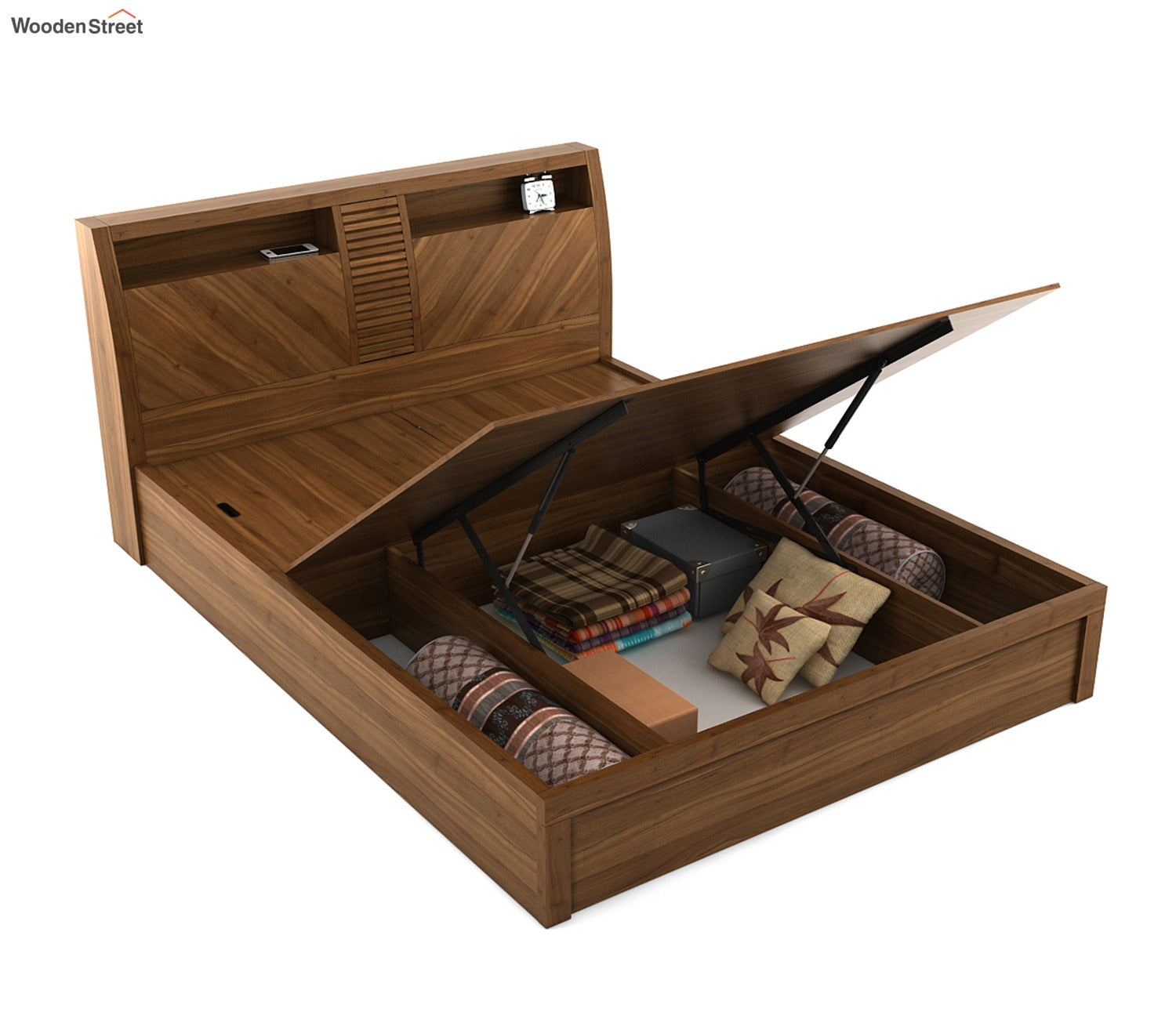 Alan King Size Bed With Lift on Storage