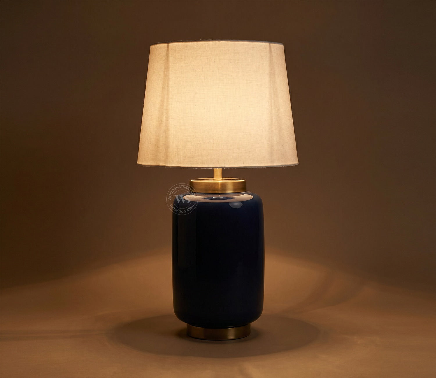 Ceres Metal Blue Table Lamp