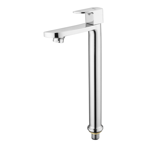 Trueliving Modern  Pristine Pillar Tap Tall Body Brass Faucet20 Inches