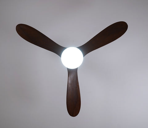 Three Feathers of Bliss Lighting Fan