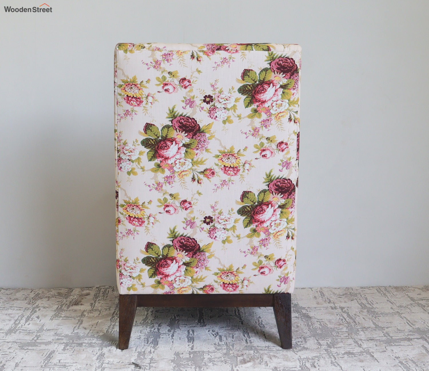 Joan Wingback Chair (Fabric, Cream Blossom)