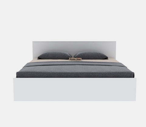 Clemency Bed without Storage (Queen Size, Frosty White Finish)