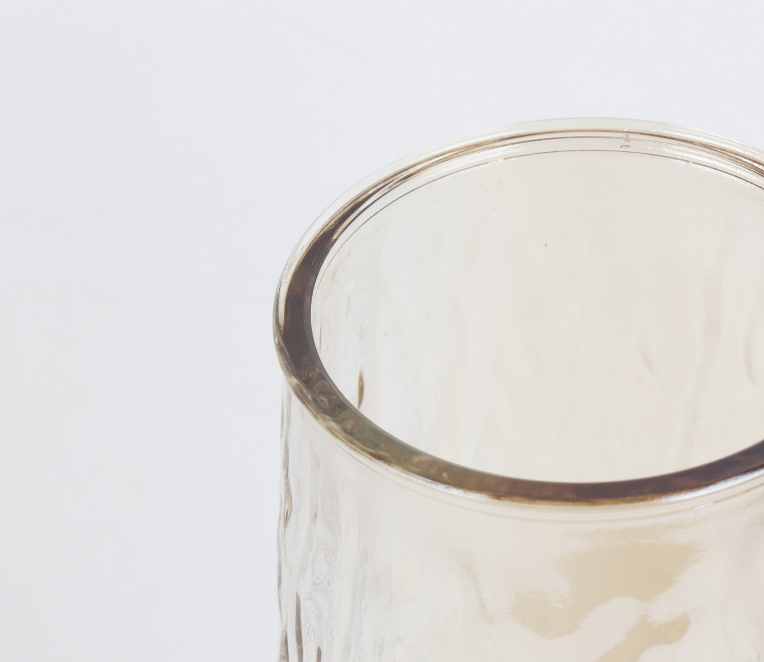 Fleura Hammered Textured Glass Vase