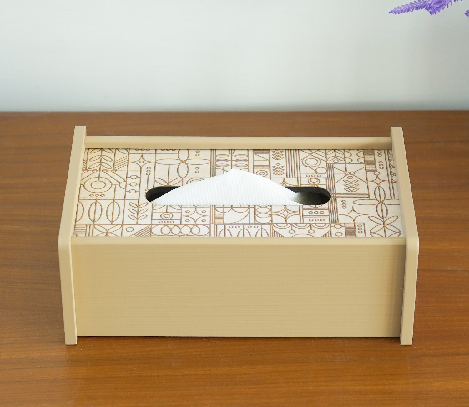 Laurel Wooden Tissue Paper Holder