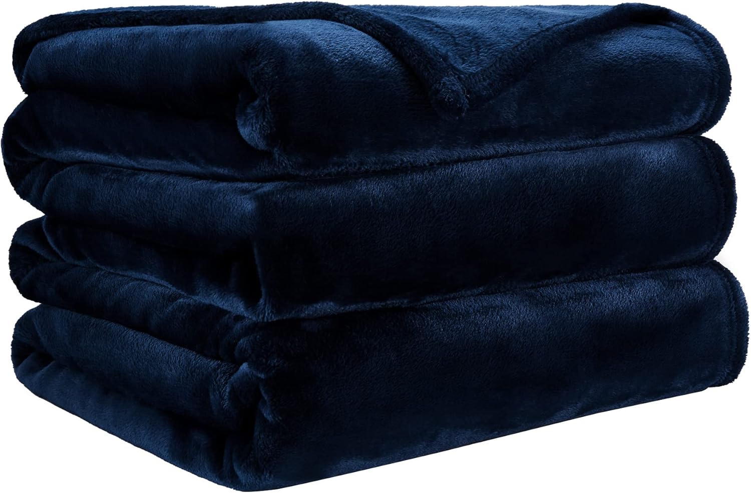LINENCART Fleece Throw Blanket 127x152cm Charcoal, Soft Flannel Microfiber Plush Blanket, Lightweight Cozy Couch Blanket for Sofa Bed Travel All Seasons
