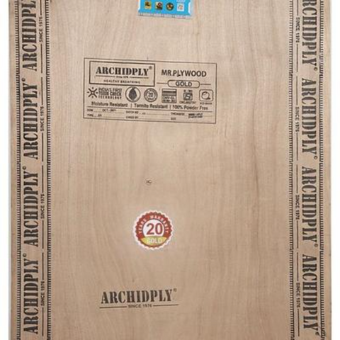 Trueliving_Archid Gold 710 BWP Grade Water Proof 8 ft x 4 ft Plywood - 16 mm_Plywood_ 136/Sq. Ft.