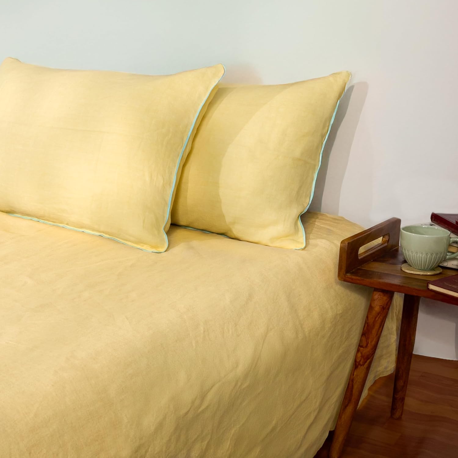 Luxury Pure Linen Bedding Set – Beige Dunes | King Size | Hospitality Collection
