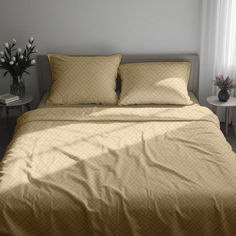 LINENCART Bamboo King Size Bedsheet with 2 Pillow Covers | 100x106 in | 300 TC Floral Printed Bedsheet for Double Bed King Size | Ultra Soft & Anti-Microbial King Size Bed Sheet | Pack of 1, Aqua Blue