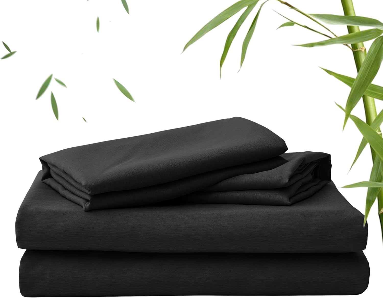 LINEKART 2000TC Bamboo Bed Sheets King Single – Ultra Soft 3 Piece Sheet Set, Deep Pocket 40cm, Natural Breathable & Sweat-Wicking, Ideal for Hot Sleepers (Ocean)