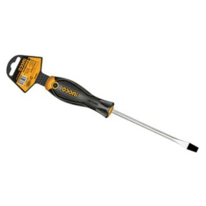 Truliving_Hand Tools & Hardware-Screwdriver & Screwdriver Set-Tools & Hardware-INGCO Slotted Screwdriver HS685100 | 1pcs screwdriver with 1pcs plastic hanger
