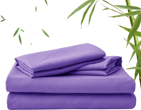 LINEKART 2000TC Bamboo Bed Sheets King Single – Ultra Soft 3 Piece Sheet Set, Deep Pocket 40cm, Natural Breathable & Sweat-Wicking, Ideal for Hot Sleepers (Ocean)