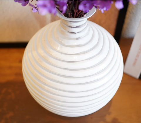 Orchid White Nook Vase Glass